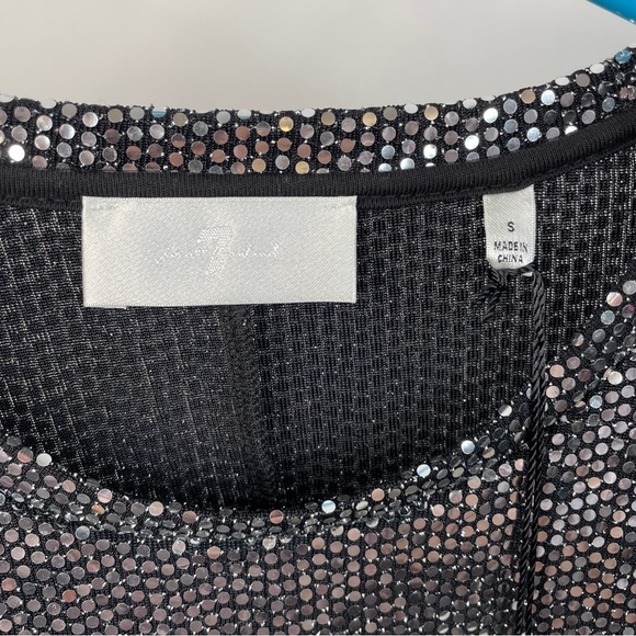 7 FOR ALL MANKIND Metallic Sparkle Dress - Picture 8 of 13